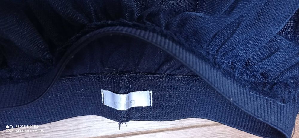 Piękna  czarna spódnica spódniczka tiulowa 104