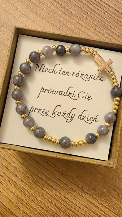 Różaniec na rękę w formie bransoletki