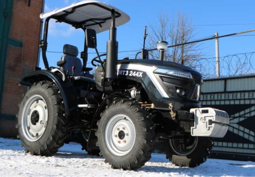 Мінітрактор ДМТЗ 244 Х з РЕВЕРСОМ примусовою гідравлікою Компресором