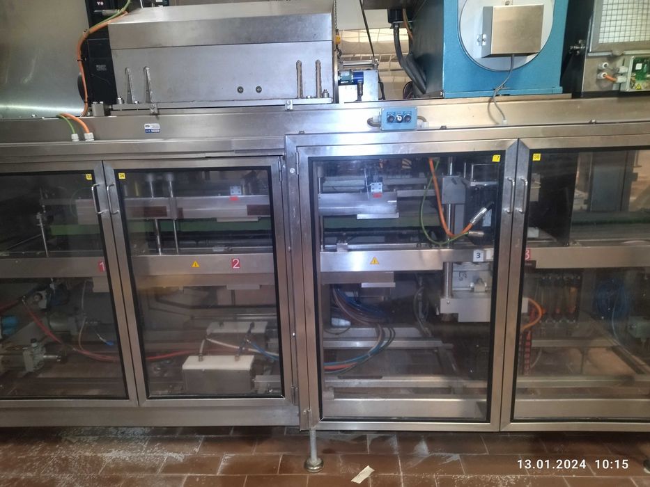 Лінія Arcil А6 63х63 D01 для наповнення та запечатування йогурту в стаканчики (чашки)