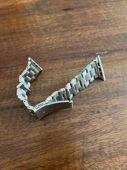 Pulseira apple watch aço 44 a 49mm