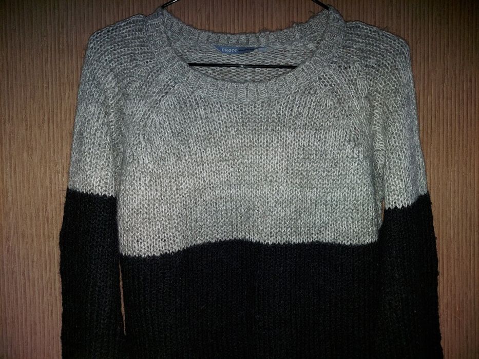 Cropp | sweter | dwukolorowy | miękki | ciepły