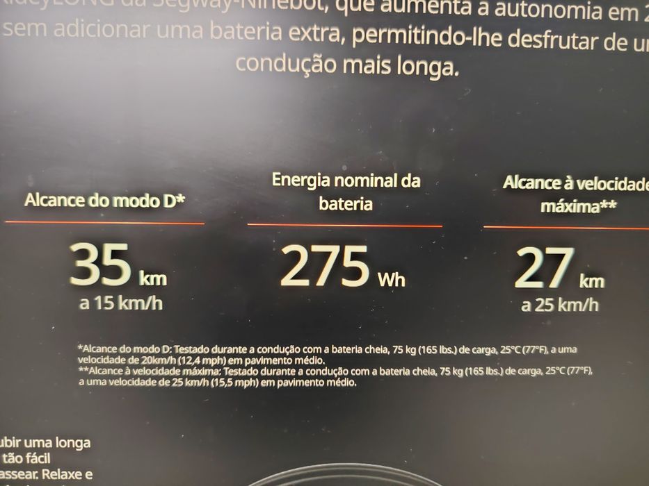 Trotinete  eléctrica  Segway