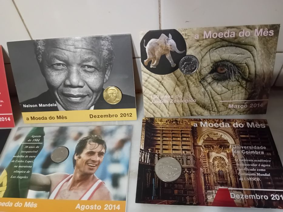 Conjunto de 11 Moedas Colecção Moeda do Mês
