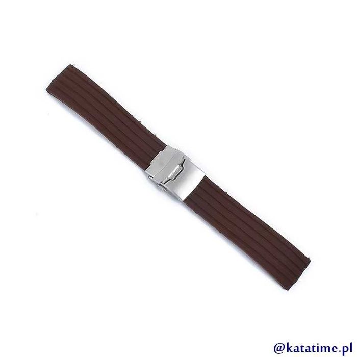 BRANSOLETKA PASEK DO ZEGARKA męskiego damskiego gumowa silikon 24 mm