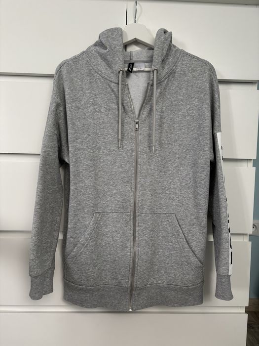 Bluza XS S szara rozpinana basic