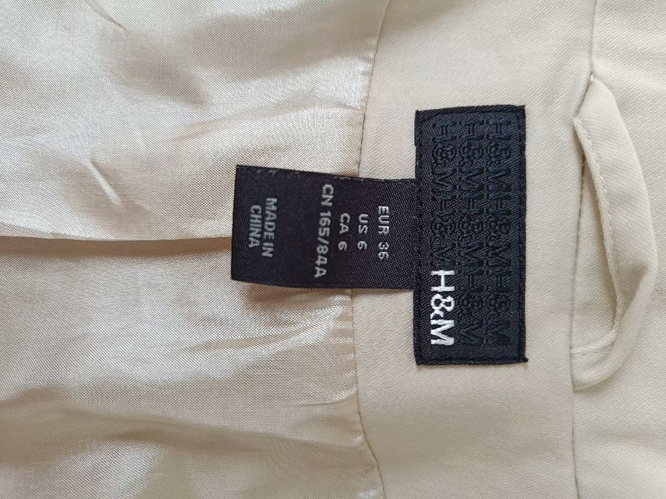 Beżowy żakiet H&M 36 S