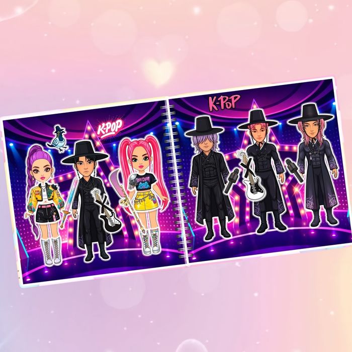 Альбом на липучках «К-рор»