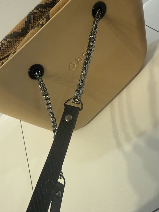 Zestaw Obag torebka standard duża champagne   o bag szampan  nowa