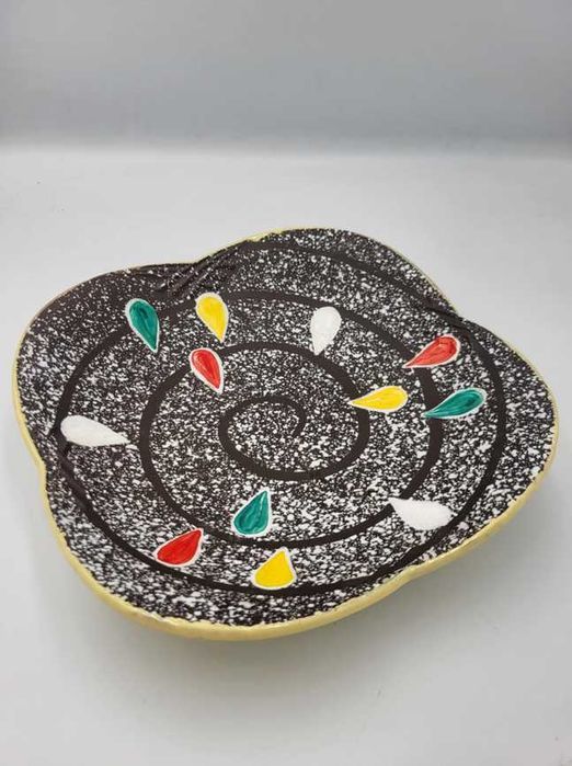 Patera ceramiczna,pikasiak,Germany,vintage lat 50,Carstens Tonnieshof