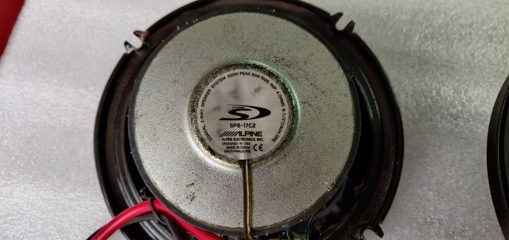 ALPINE Colunas coaxiais SPS-17C2