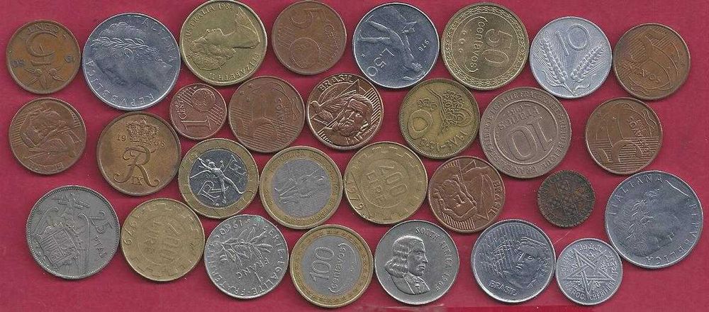 LOTE     29   Moedas    diversas