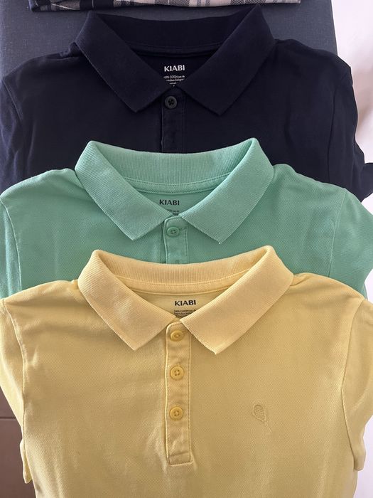 Pack 3 polos manga curta