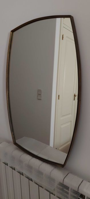 Espelho com moldura em bronze (2 posições)