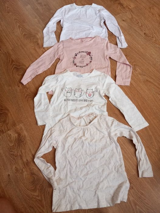 Bluzki do przedszkola dla dziewczynki  rozm 98/104