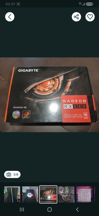 PC Asus I5 6500com  Gráfica RX580 4GB  16GB Ram