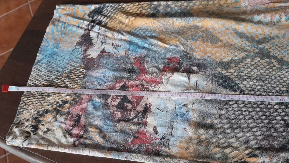 Calças Harém com 2 machos largos à frente e atrás