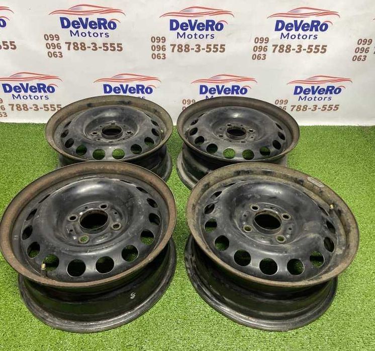 Сталевий диск R15 4x114.3 ET46 6Jx15H2, штампований, під авто