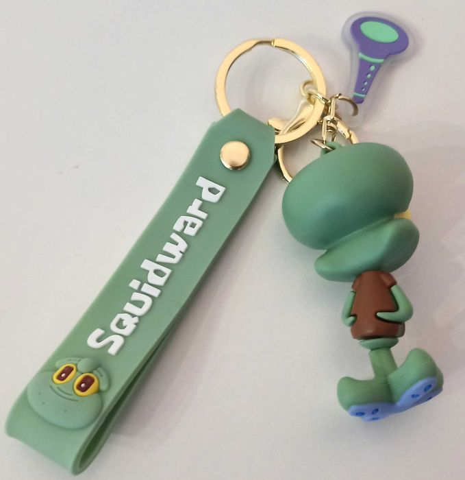 Nowy brelok breloczek Skalmar + Patryk Spongebob zawieszka