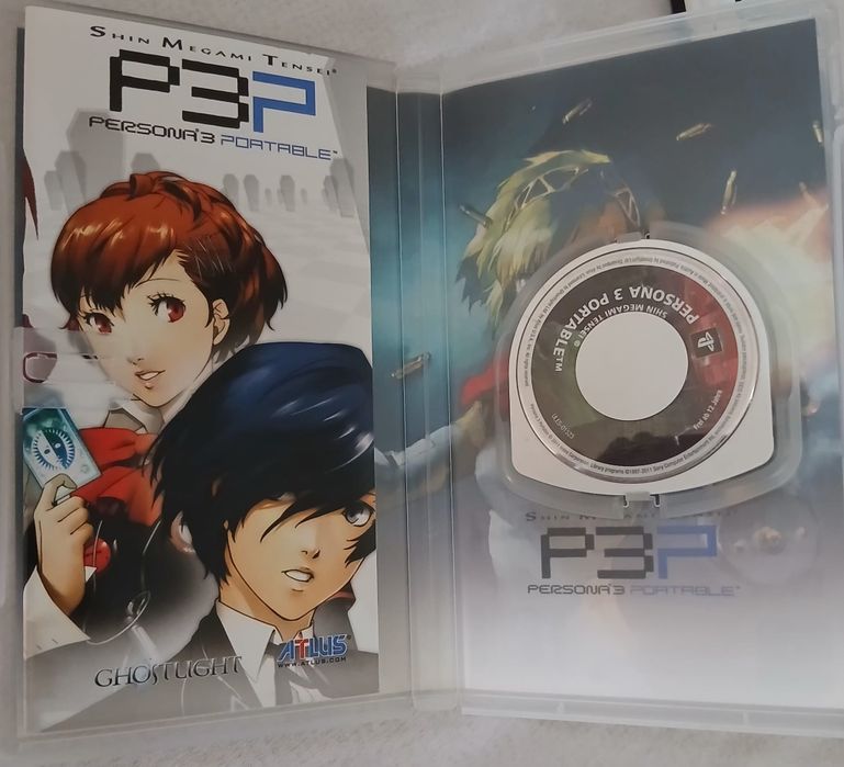 Persona 3 Portable PSP Completo + Cartas Edição Especial