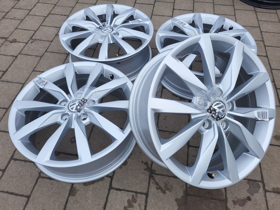 Alufelgi oryginal VW 5G0 5x112 6Jx17 et48 cb57,1mm jak nowe, 2020rok
