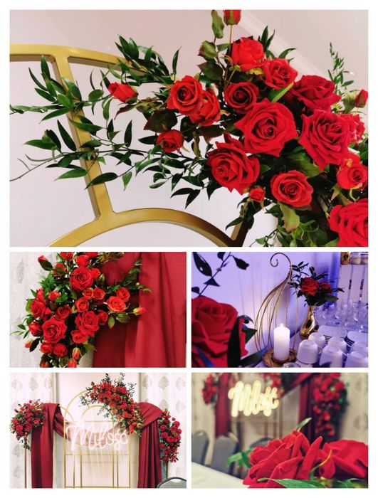 Dekoratorka Florystka ślubna weselna dekoracje imprez boho glamour itp