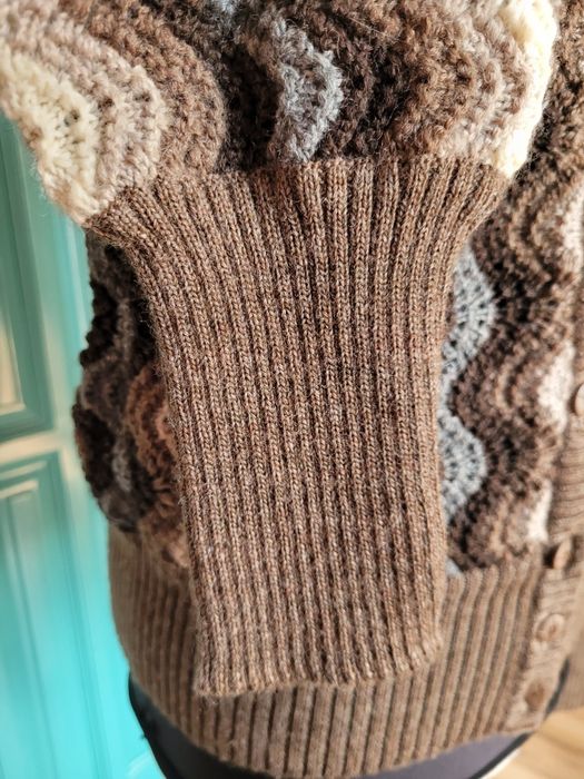 Sigi Scheiber r 42 sweter vintage swetr folk babcine retro