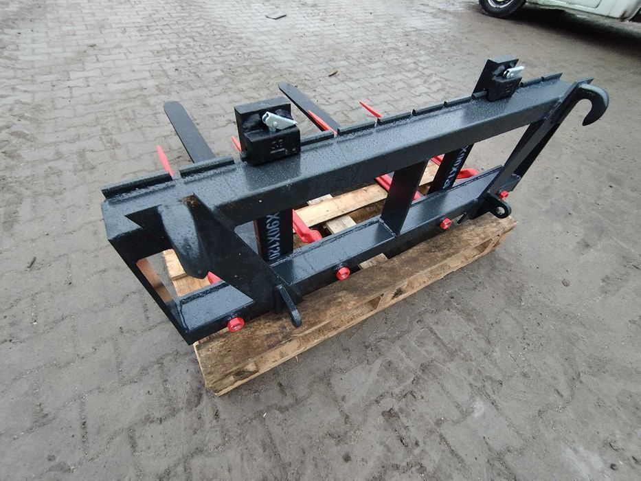Widły do palet 2000 kg • EURORAMKA EURO • paleciak do tura i ładowacza czołowego • regulowane widły paletowe • NOWE
