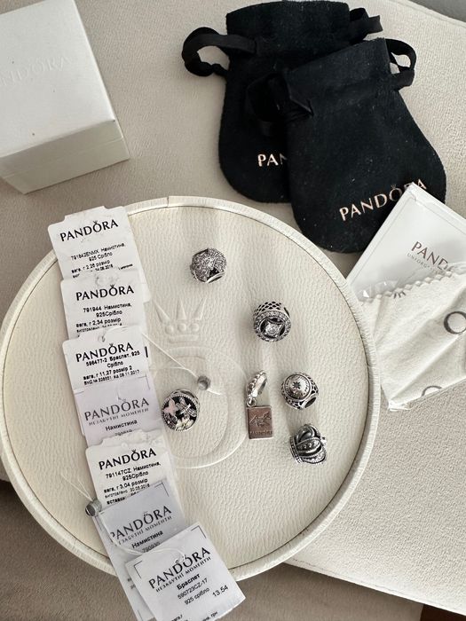 Pandora браслет/шарми (ціни в описі)