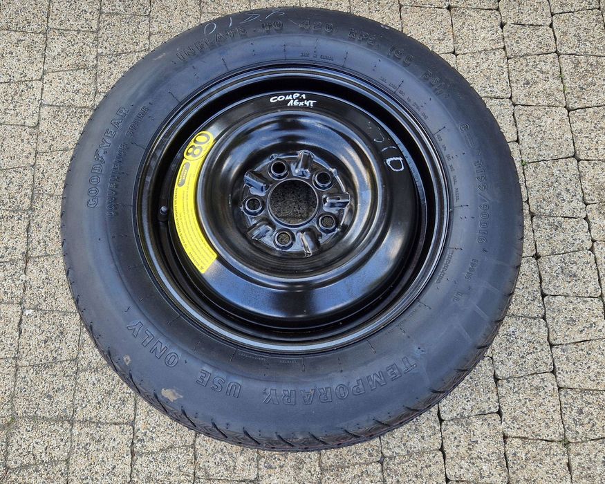 jeep compass 1 i lift 11-16 koło zapasowe dojazdowe 16 goodyear
