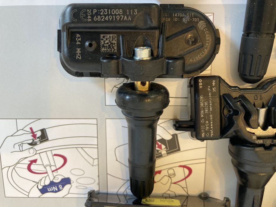 Датчики Давления Шин CHRYSLER DODGE JEEP Fist.Alfa .Lancia.