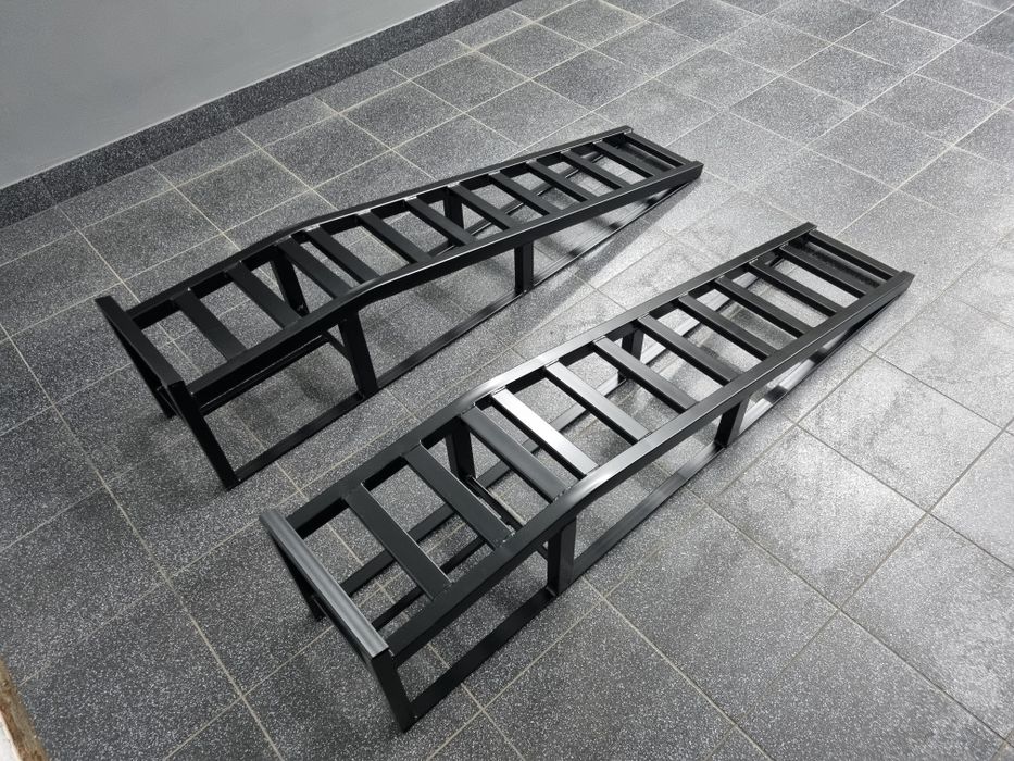 Najazdy samochodowe, podjazdy 160x30x30 od ręki, komplet, mocne, CZARN