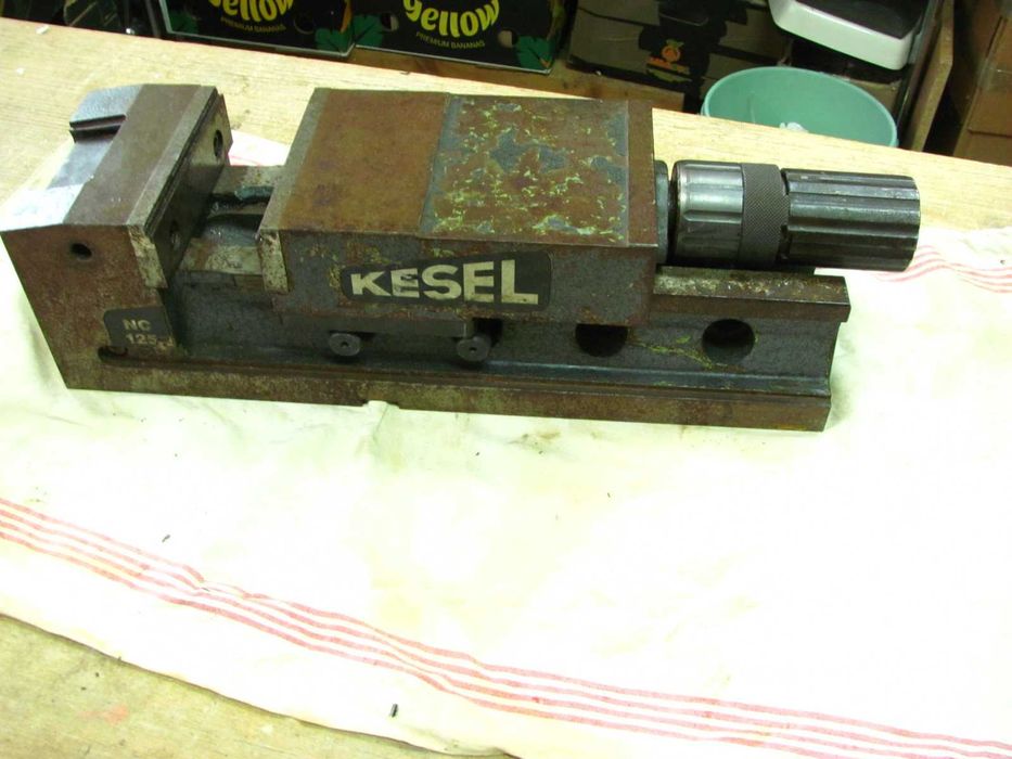 Profesjonalne imadło maszynowe do frezarki frezerskie  CNC KESEL NC125