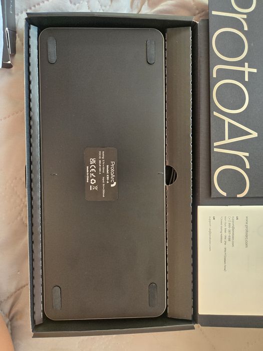 klawiatura ProtoArc K90-A (Multi-Device Backlit Bluetooth Mac Keyboard)  do Apple (Mac, iPad)