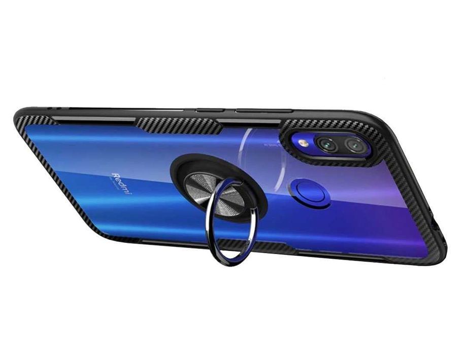 Чехол бампер для Xiaomi Redmi Note 7 + защитное стекло