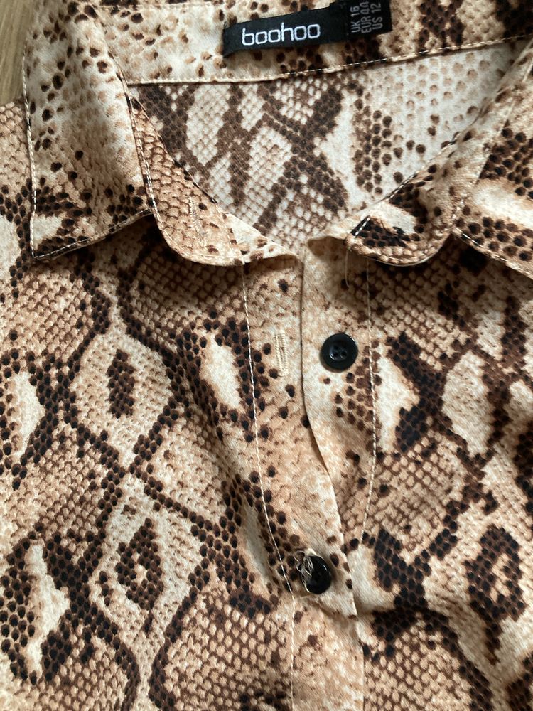 Szmizjerka sukienka wezowa animal 42 44 zara Łuba Druga • OLX.pl