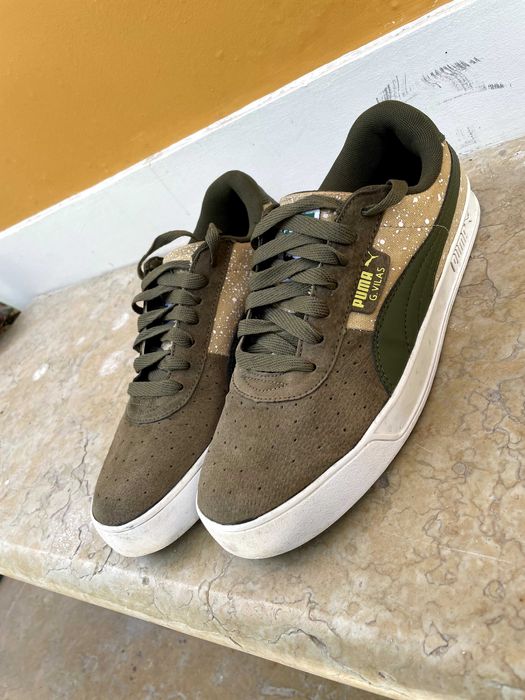 Army Green G. Vila Puma Trainers