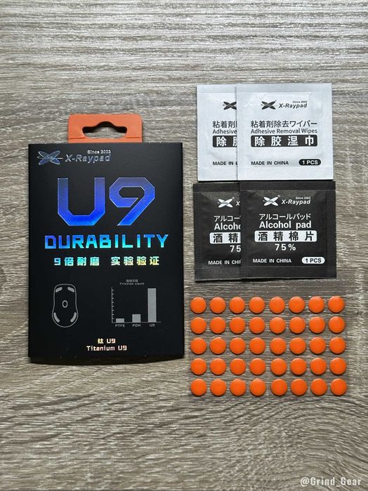 Глайди для скла X-Raypad Obsidian Pro Air / U9 Air / U9 Ultra — Точки