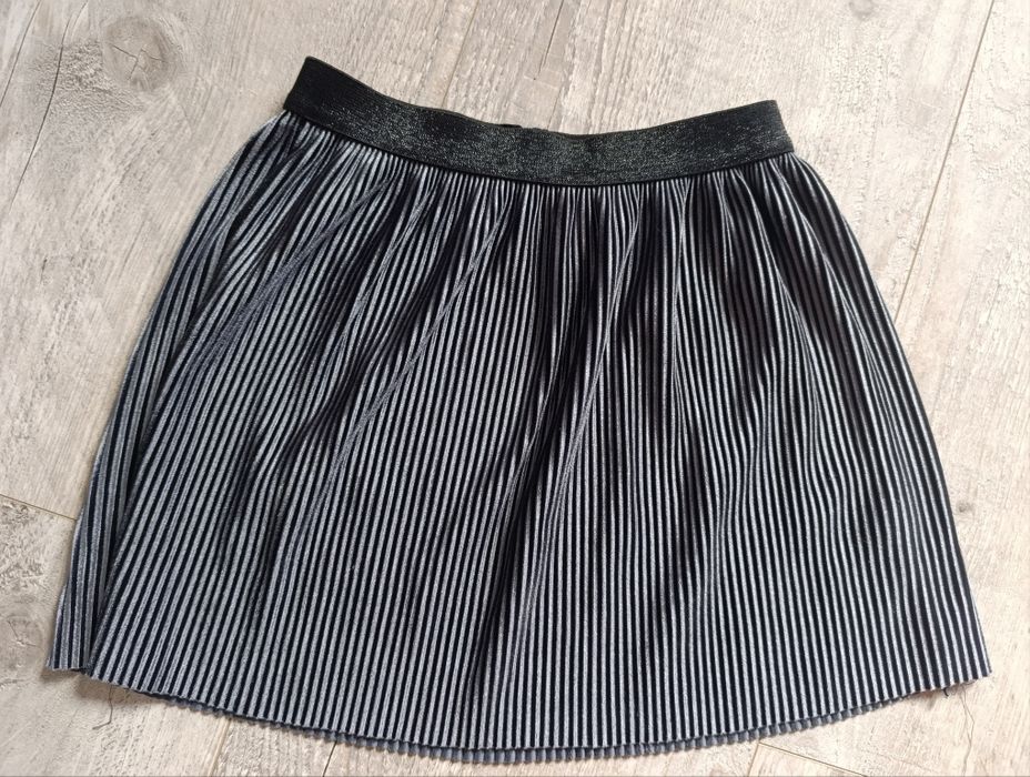 Spódniczka szaro czarna galowa 134/140