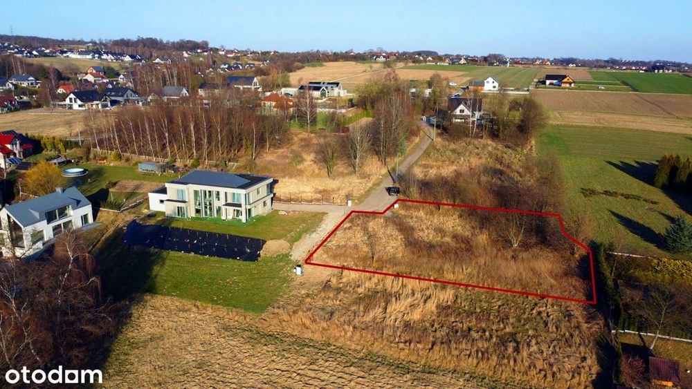 Brzezie gm. Zabierzów, Kraków 5 km, budowlana 11 a, uzbrojona, MPZP - Widok 2
