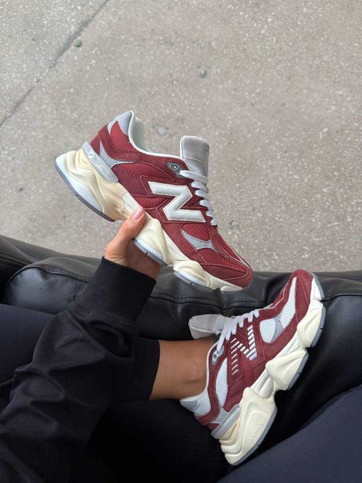 ‼️РОЗПРОДАЖ 36-45‼️ New Balance 9060 Washed Burgundy