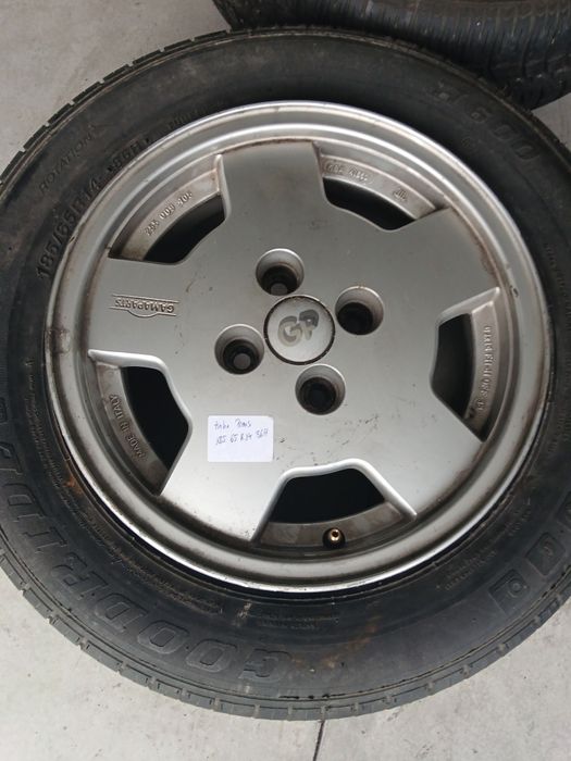 4 jantes r14 com pneus 185 65 r14