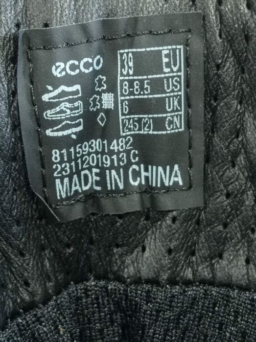 Черевики шкіряні ЕССО Biom Hike 37,39р