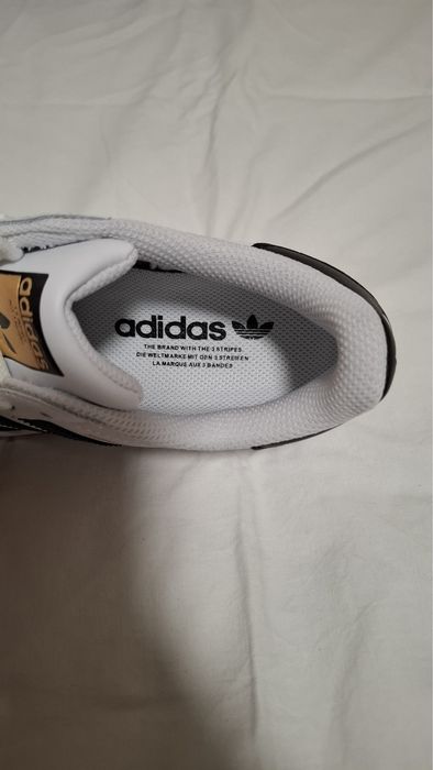 Sapatilhas Adidas Superstar Brancas/Preto – Novas