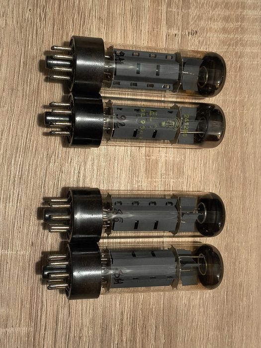 EL34 RFT Germany . Kwartet