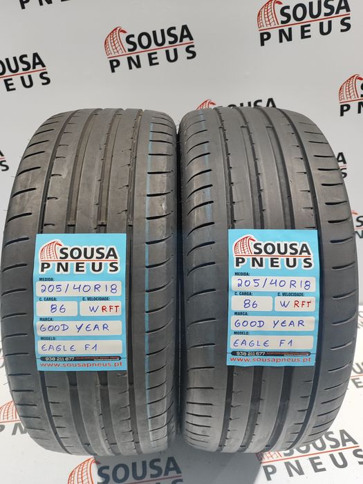 2 pneus semi novos 205-40R18 86W Good year - Oferta dos Portes