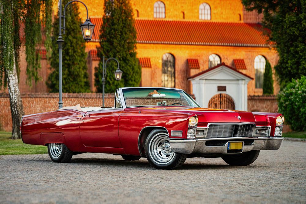 Auto do ślubu. Cadillac DeVille !968 Cabrio