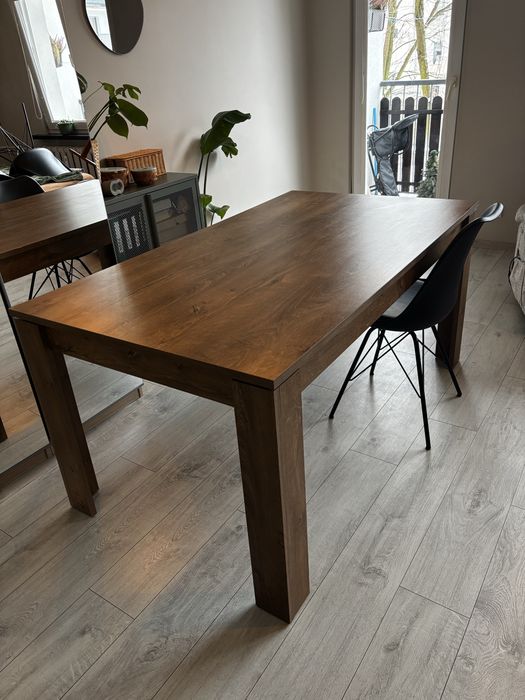 Stół jysk vedde 160x90 ciemny dąb dziki