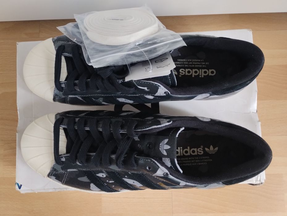 Buty męskie 42 Adidas Undefeated X Bape Superstar 80S originals