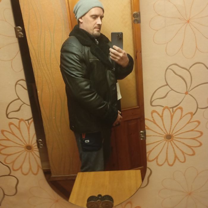 мужская дубленка новая